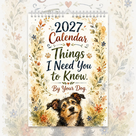 Things I Need You To Know- By Your Dog - 2027 Calendar