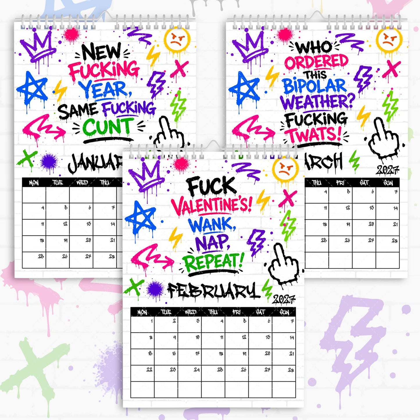 Another F*#king Year - 2027 Graffiti Calendar