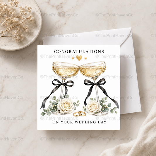 Congratulations on your Wedding Day Card