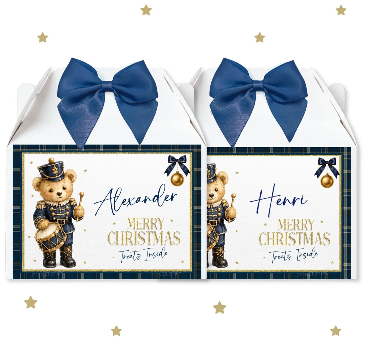 Nutcracker Teddy Bear Treat Boxes