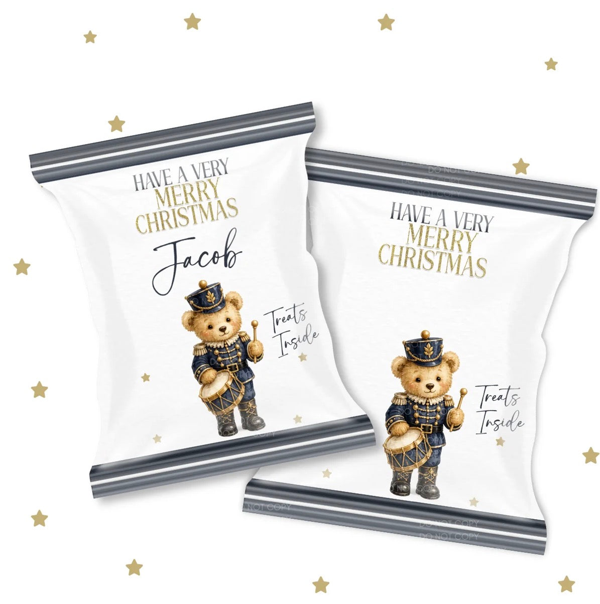 Nutcracker Teddy Bear Treat Bags