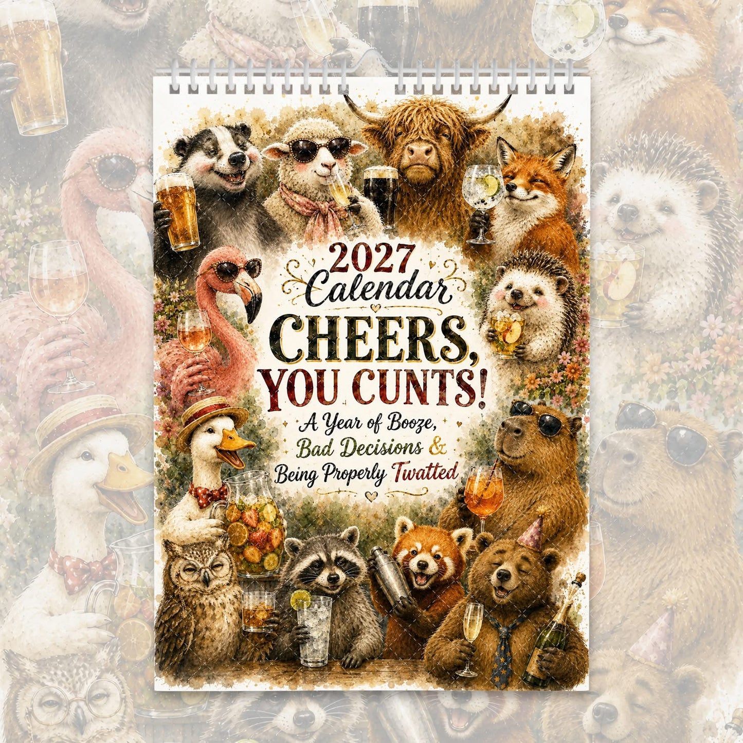 Cheers You C*#ts - 2027 Calendar