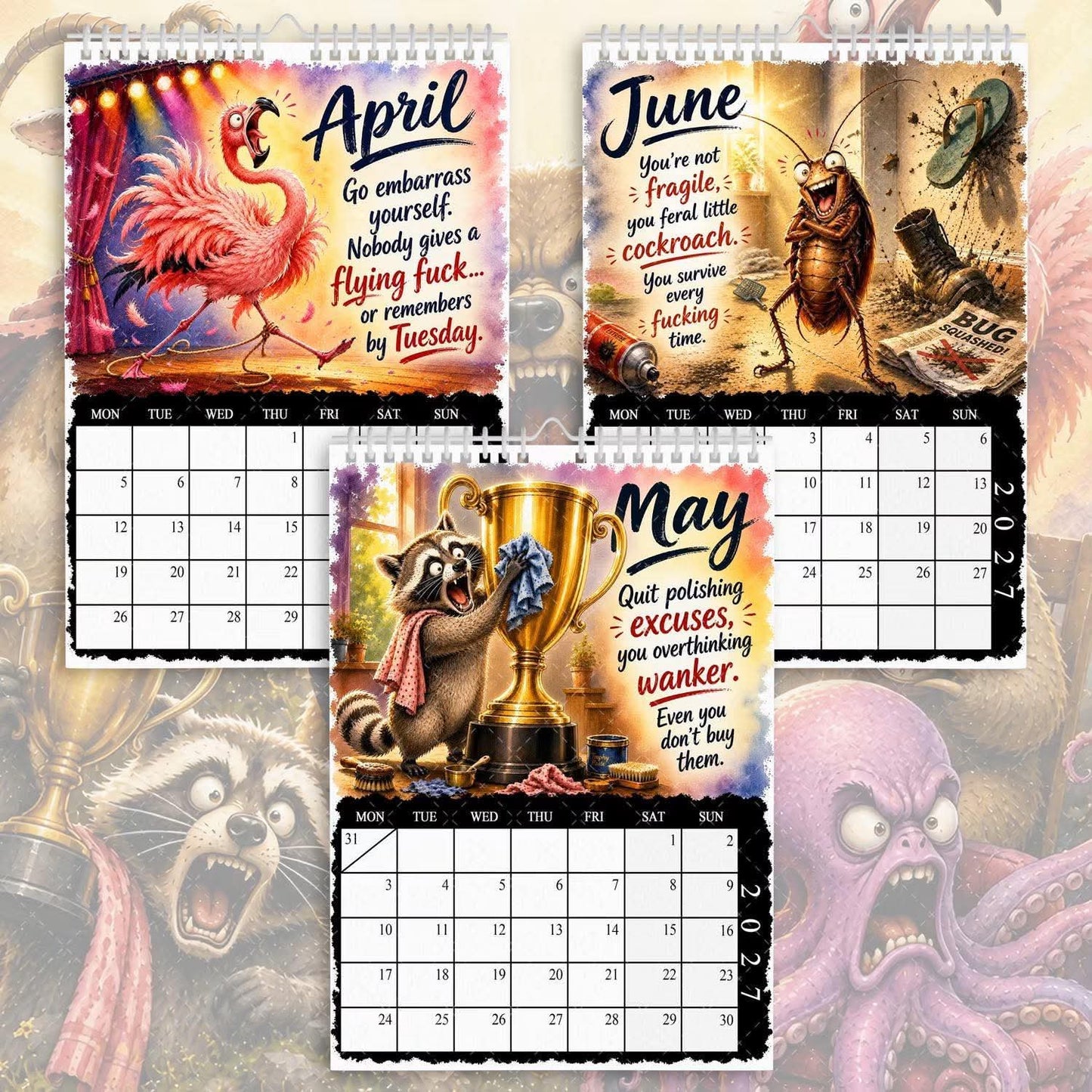 Unhinged Motivation - 2027 Calendar