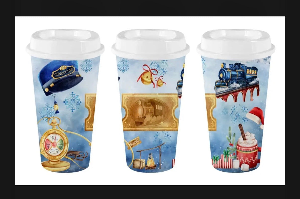 Express Train Coffee Cup