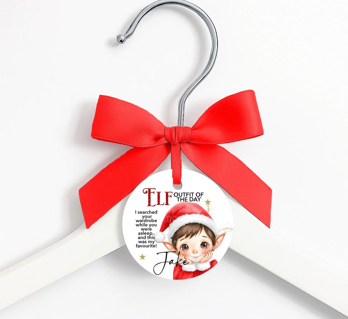 Elf ‘Outfit of the Day’ Hanger Decal