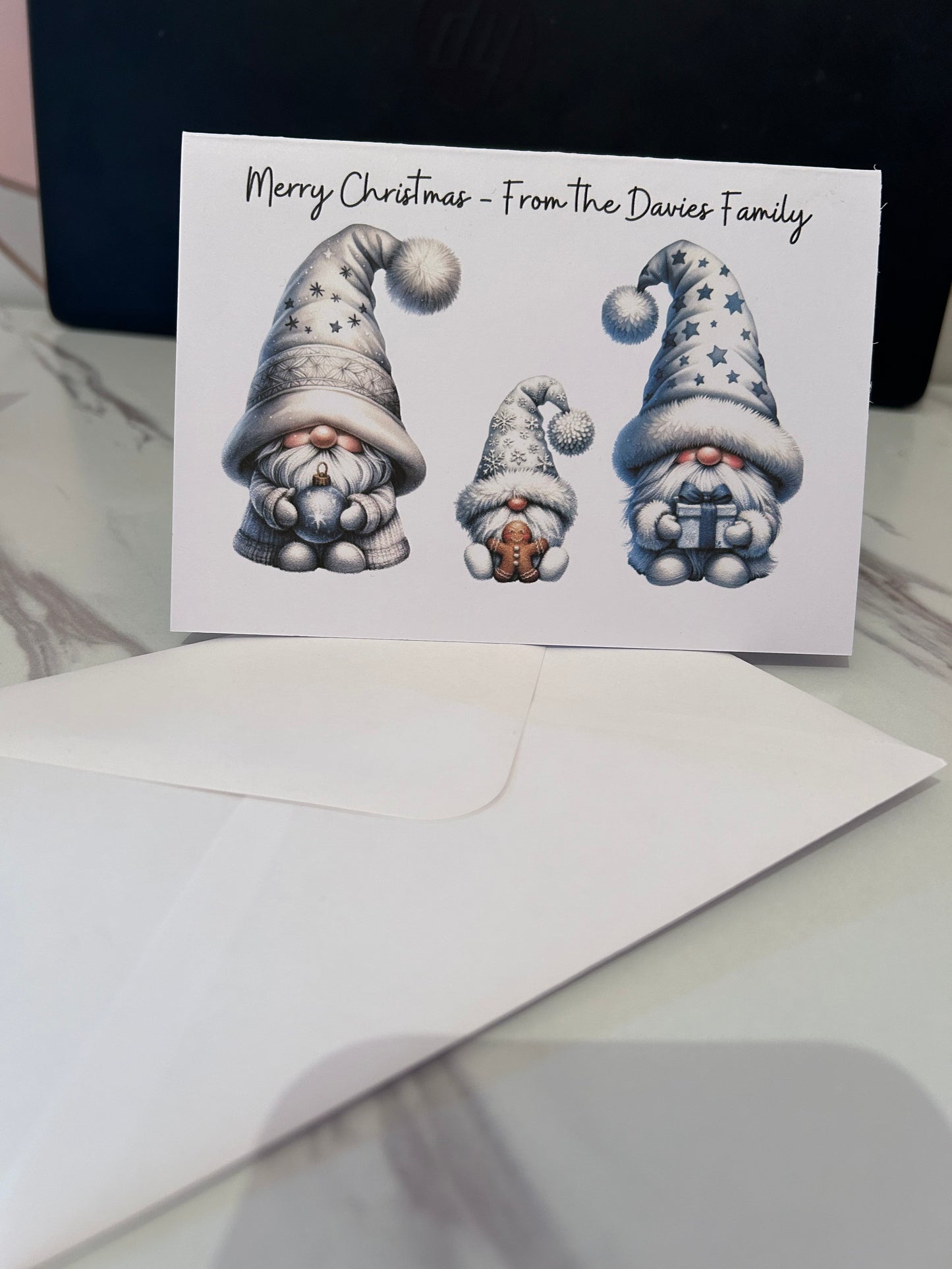 Personalised Gnome Christmas Cards