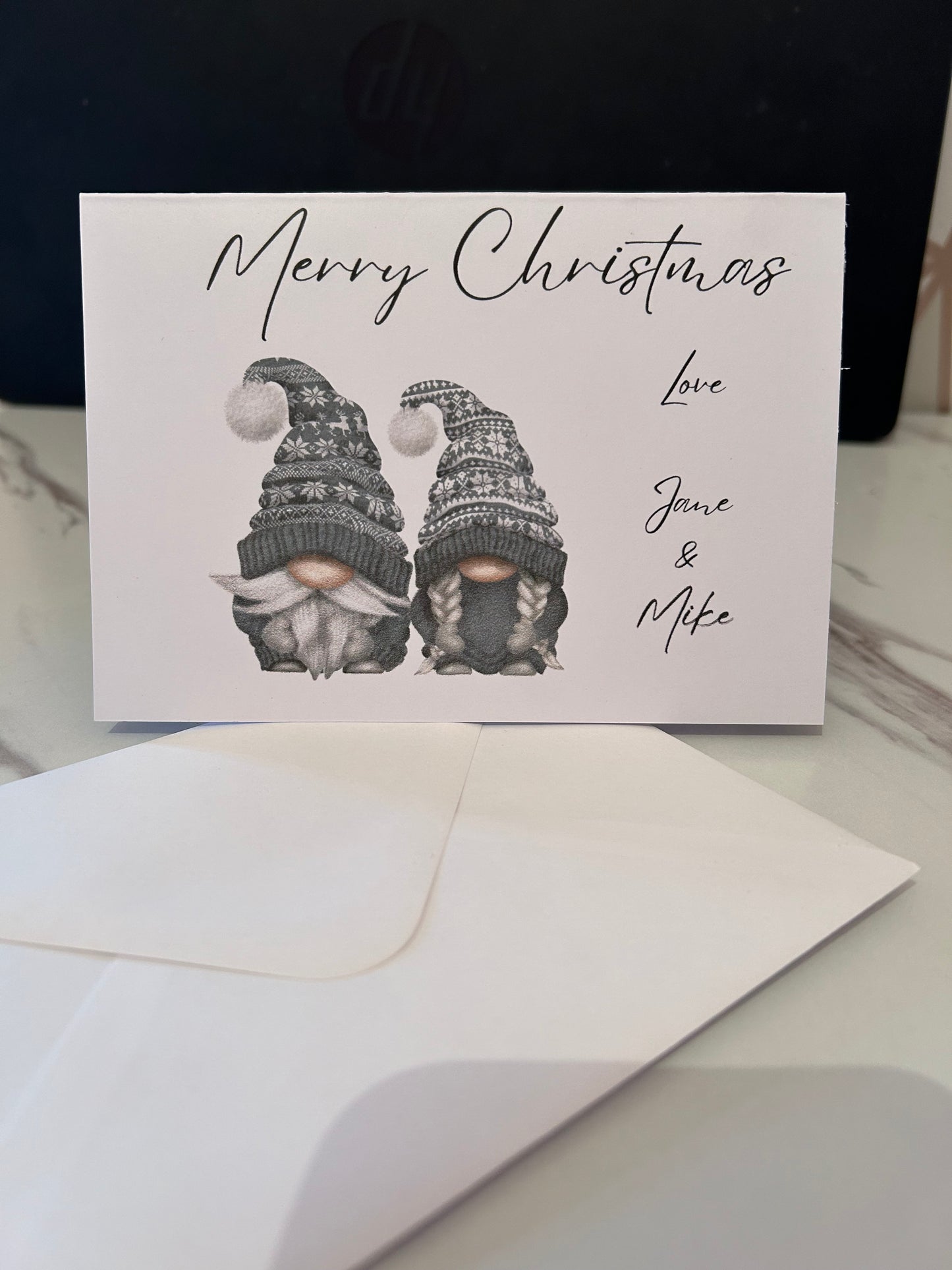 Personalised Gnome Christmas Cards