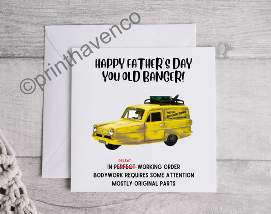 Card - Trotters Old Banger