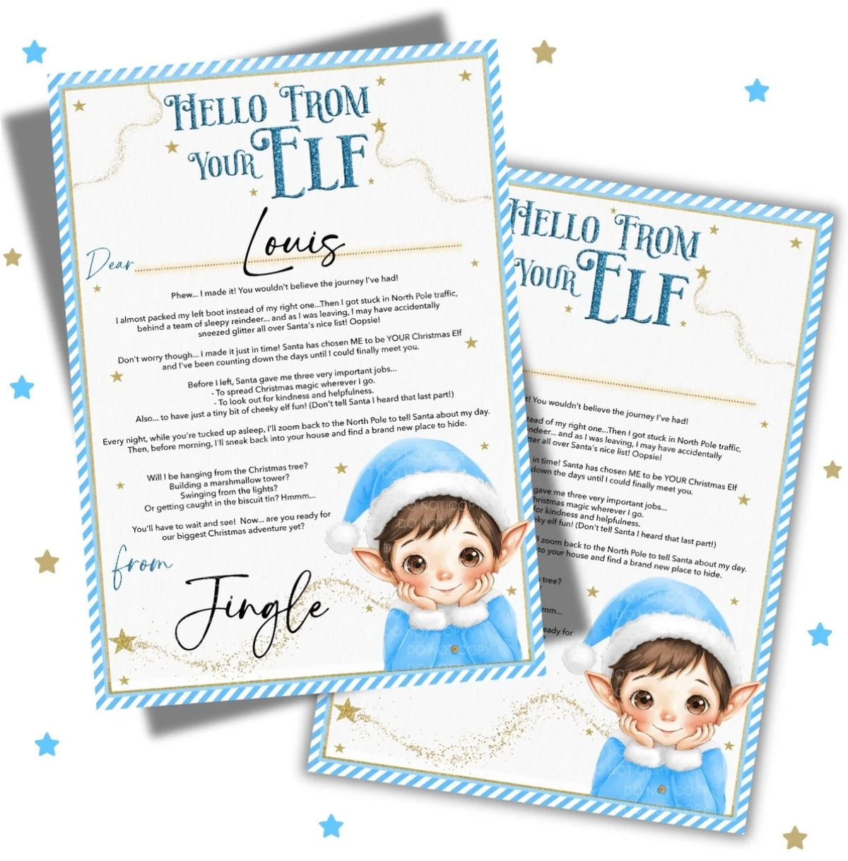 Elf Arrival Letter