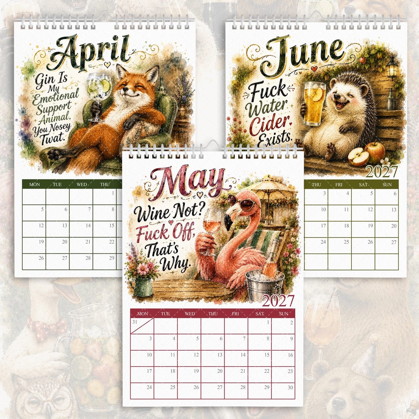 Cheers You C*#ts - 2027 Calendar