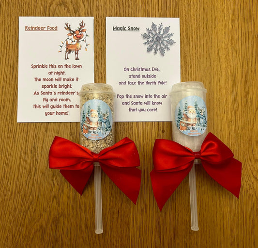 Reindeer Food & Magic Snow Poppers