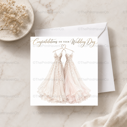 Congratulations on your Wedding Day Card