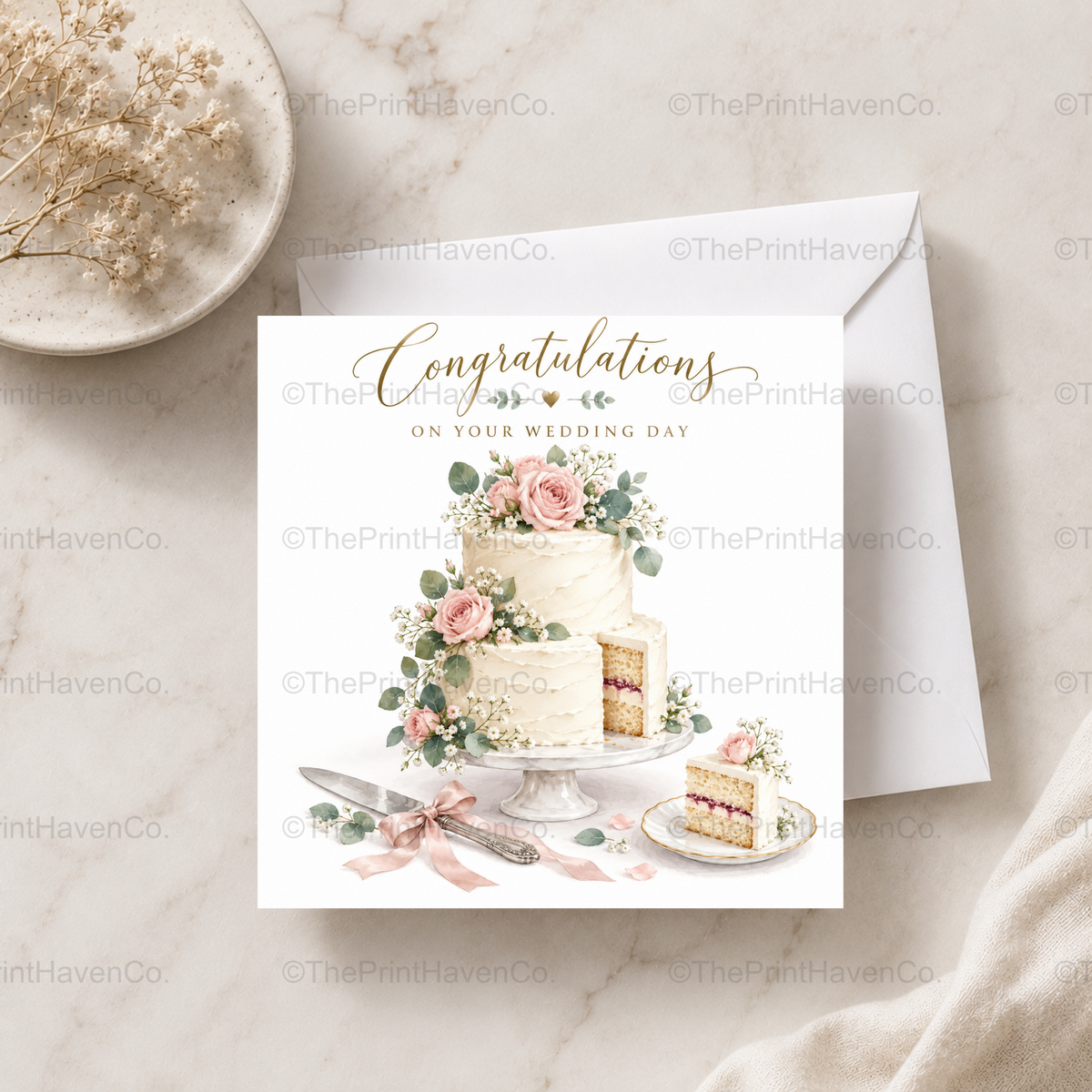 Wedding Cake Card