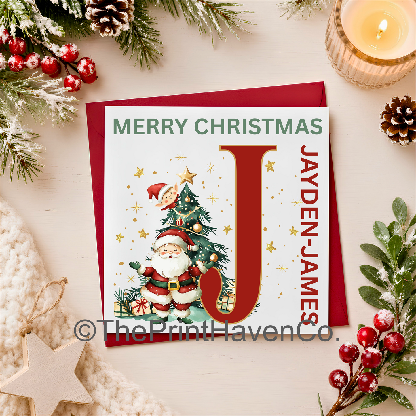 Initial Personalised Card