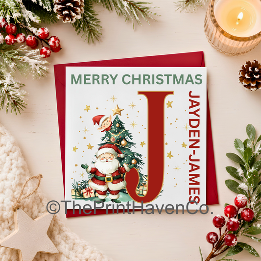 Initial Personalised Card