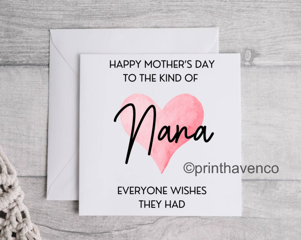 Mother’s Day Card