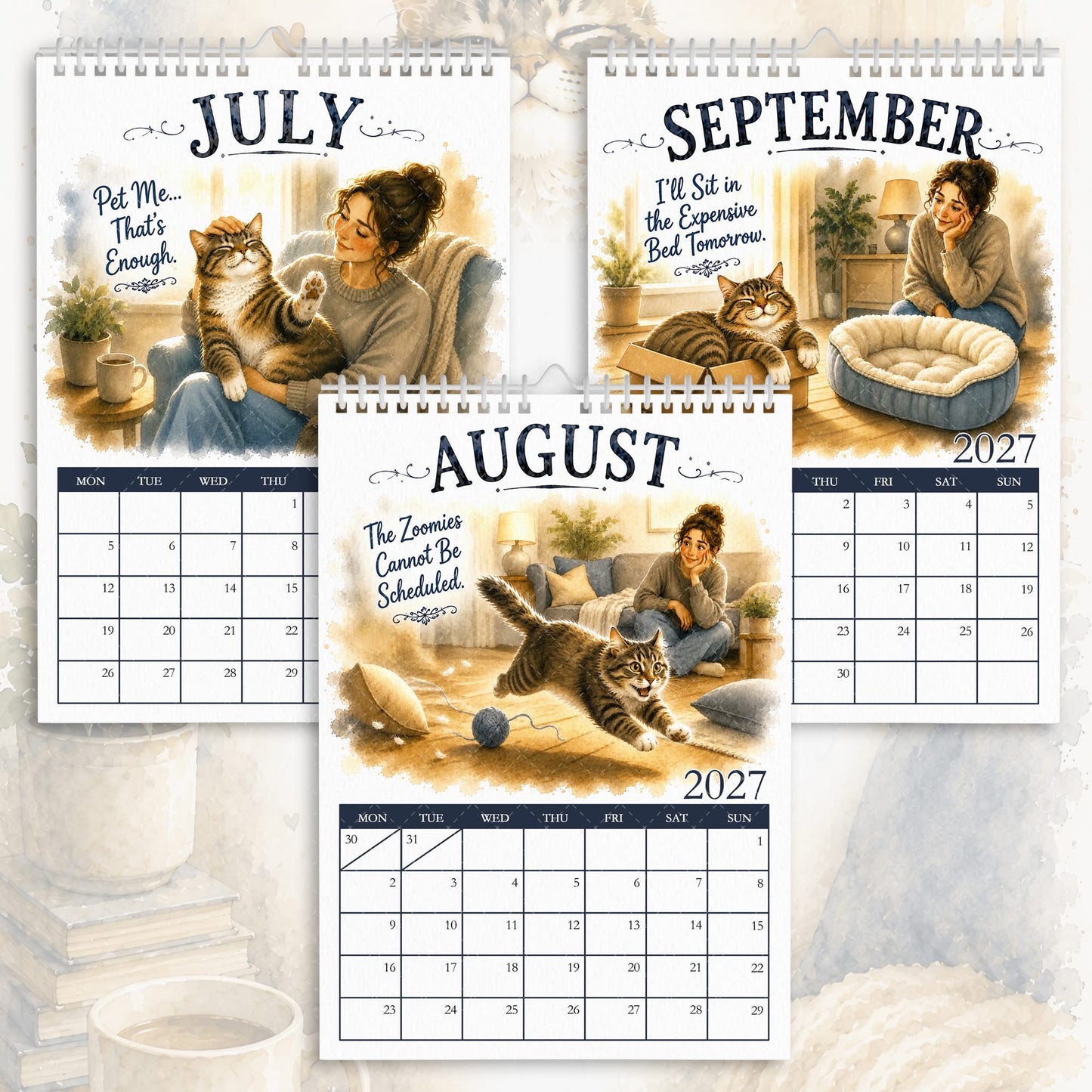 Things I Need You To Know- By Your Cat - 2027 Calendar