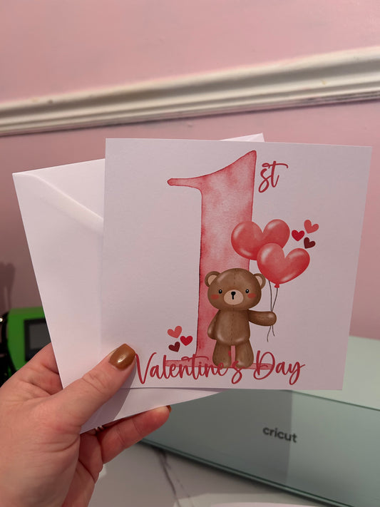 1st Valentine’s Day Card