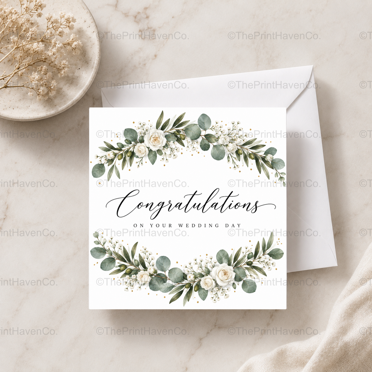 Congratulations on your Wedding Day Card