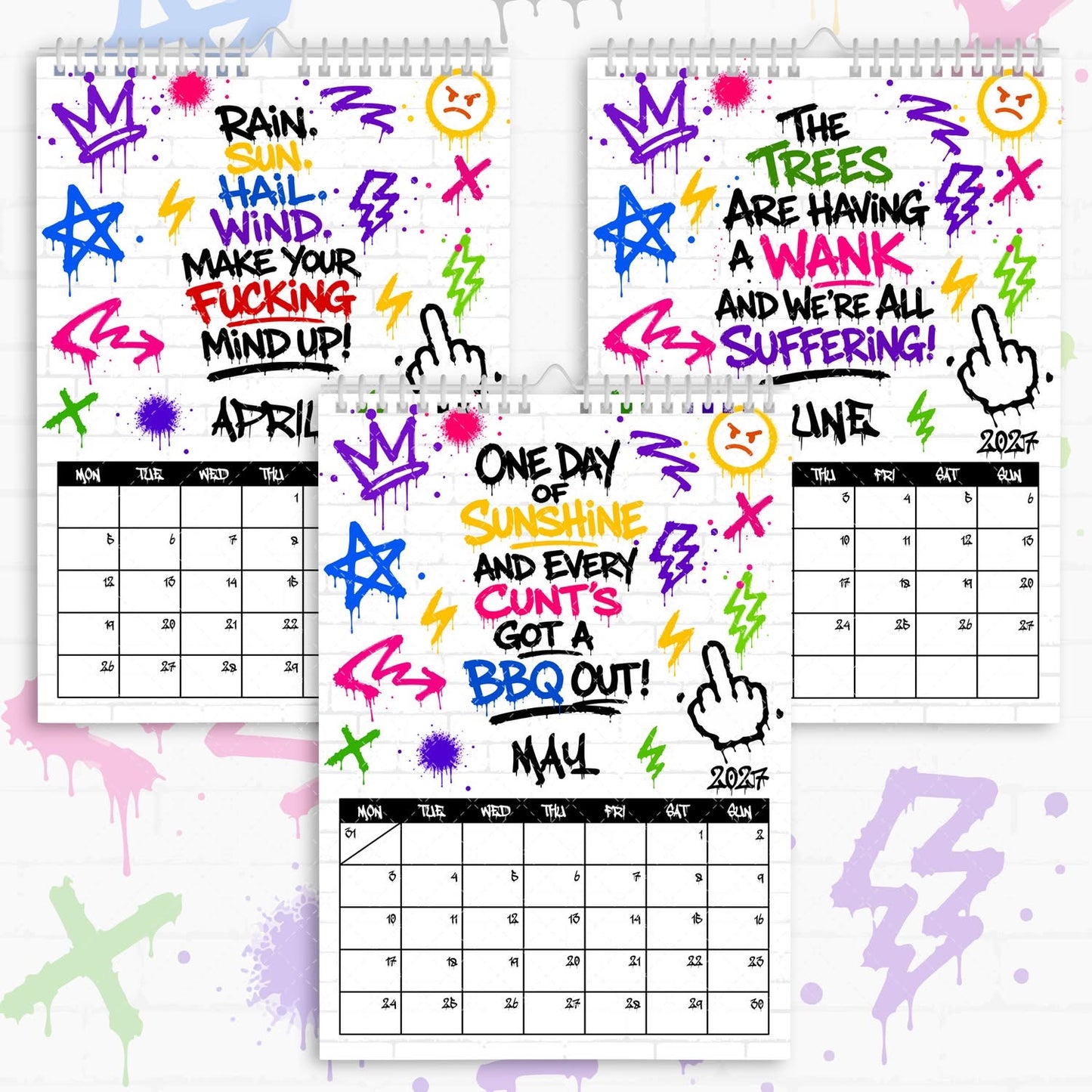 Another F*#king Year - 2027 Graffiti Calendar