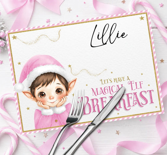 Magical Elf Breakfast Placemat