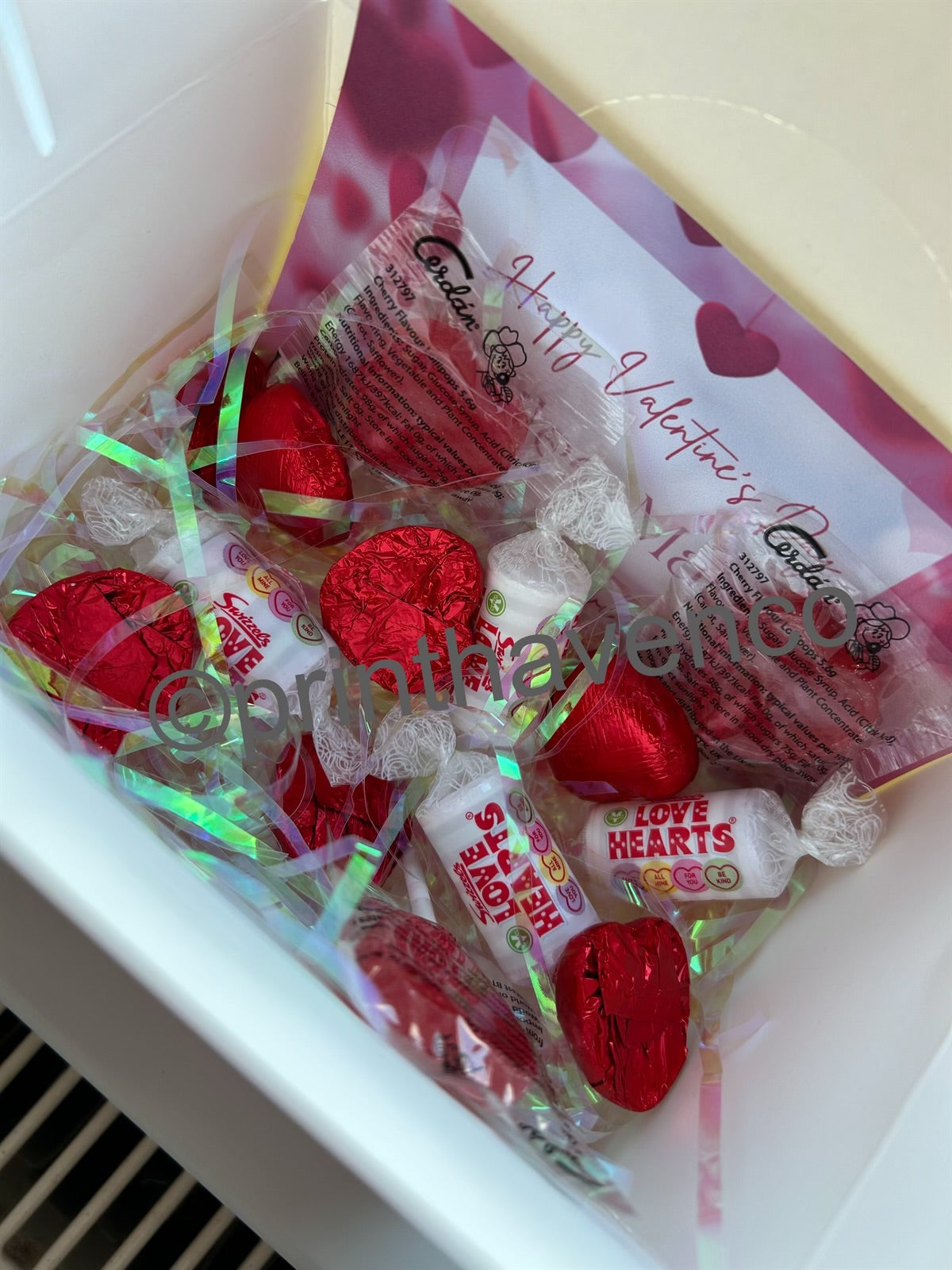 Personalised Valentine’s Sweet Box