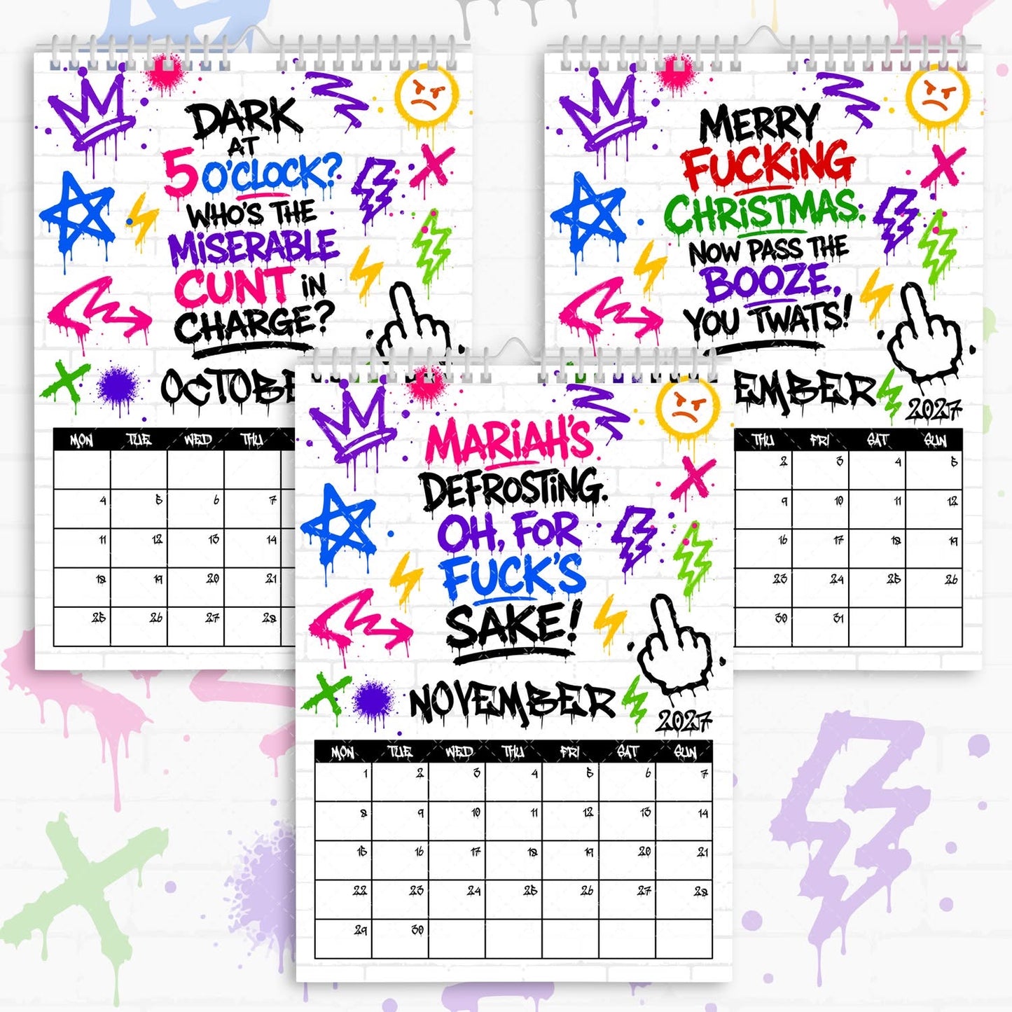 Another F*#king Year - 2027 Graffiti Calendar