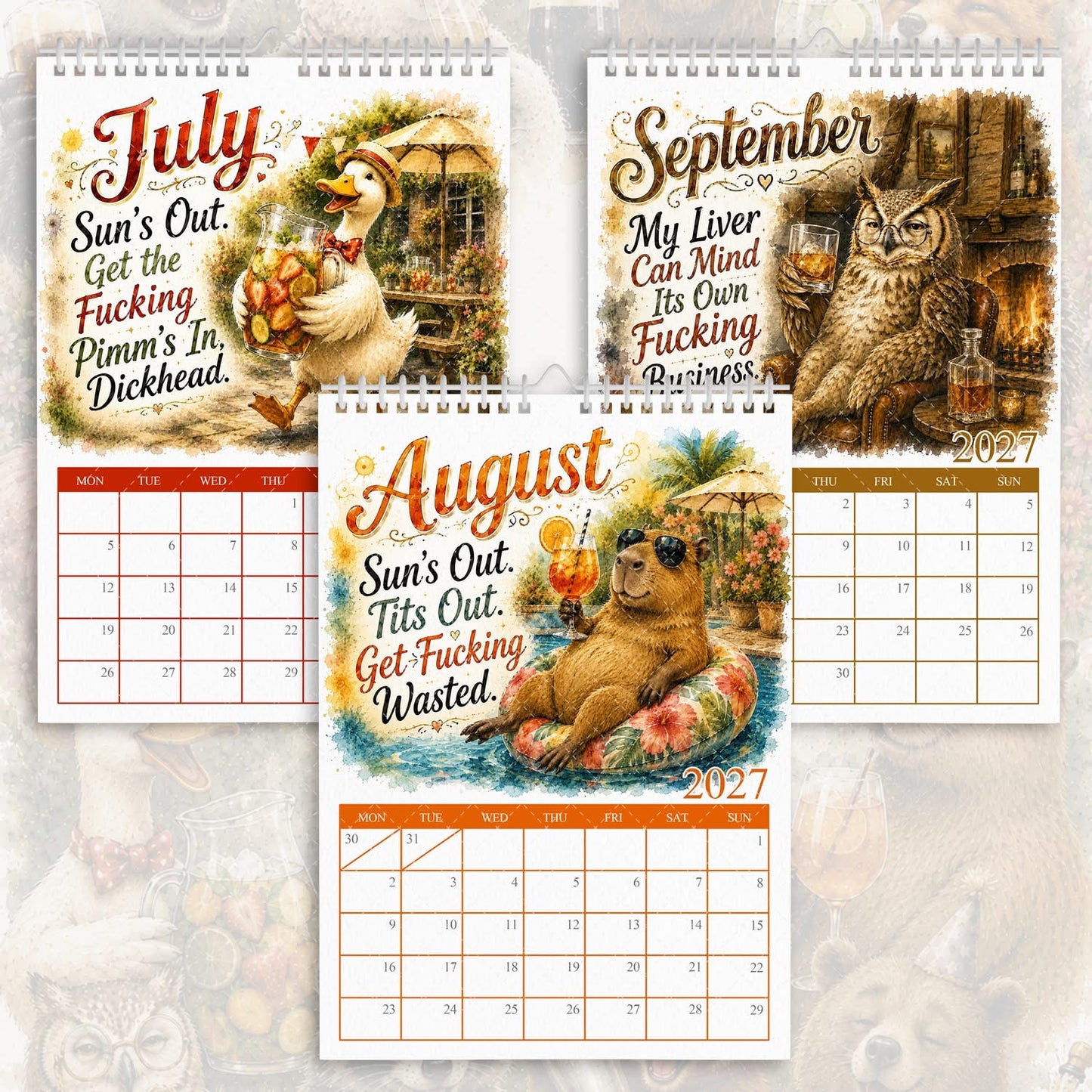 Cheers You C*#ts - 2027 Calendar