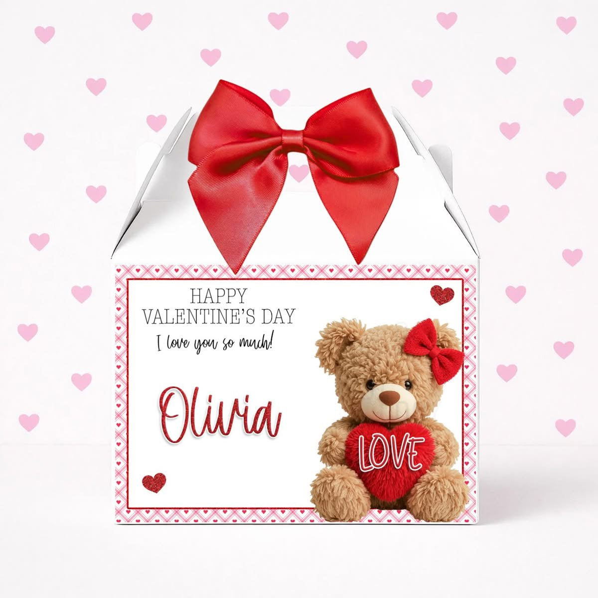 Cute Bear Personalised Box