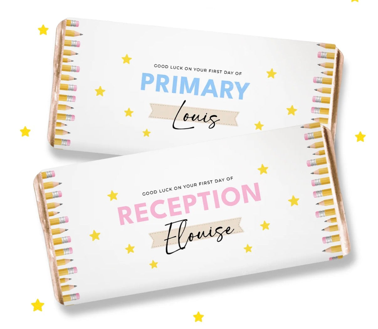 First day of Primary/Reception Chocolate Bar