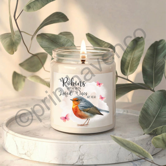 ‘Robins appear when loved ones are near’ Candle