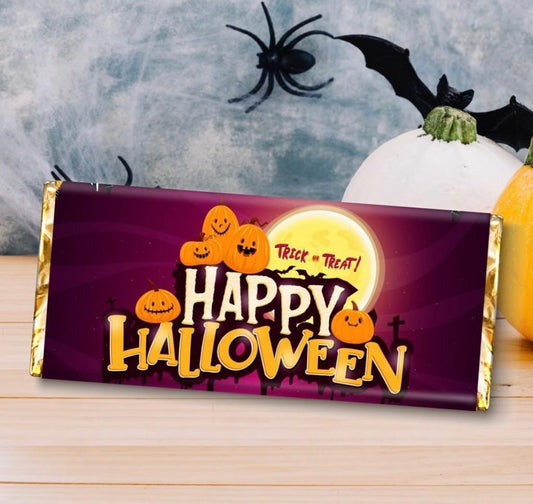 Happy Halloween Chocolate Bar