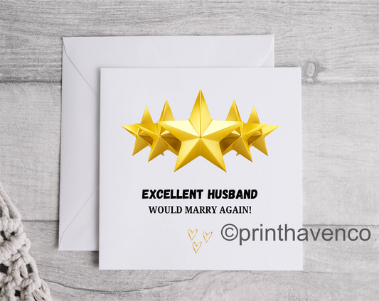 Anniversary Card - Humour