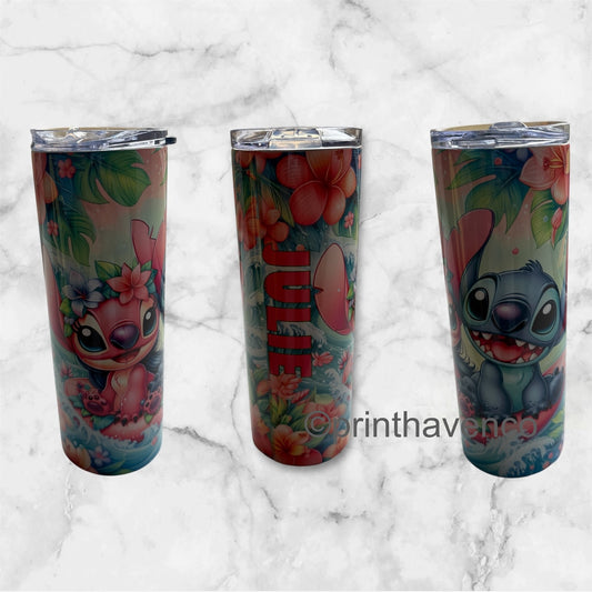Stitch Tumbler with Name