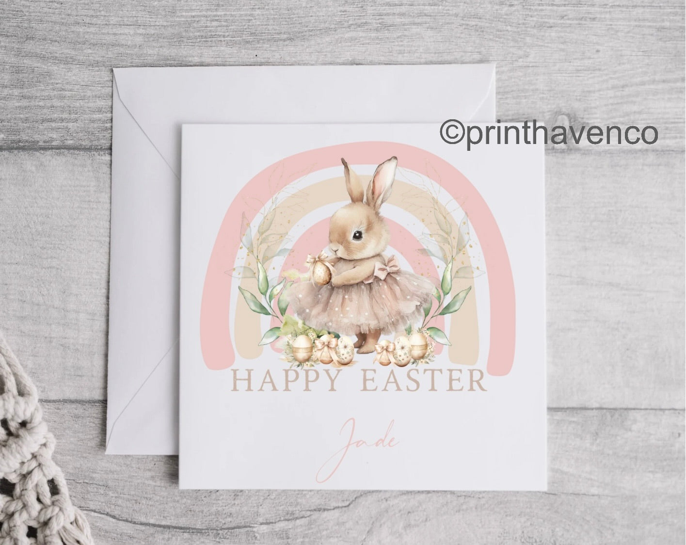 Personalised Easter Card