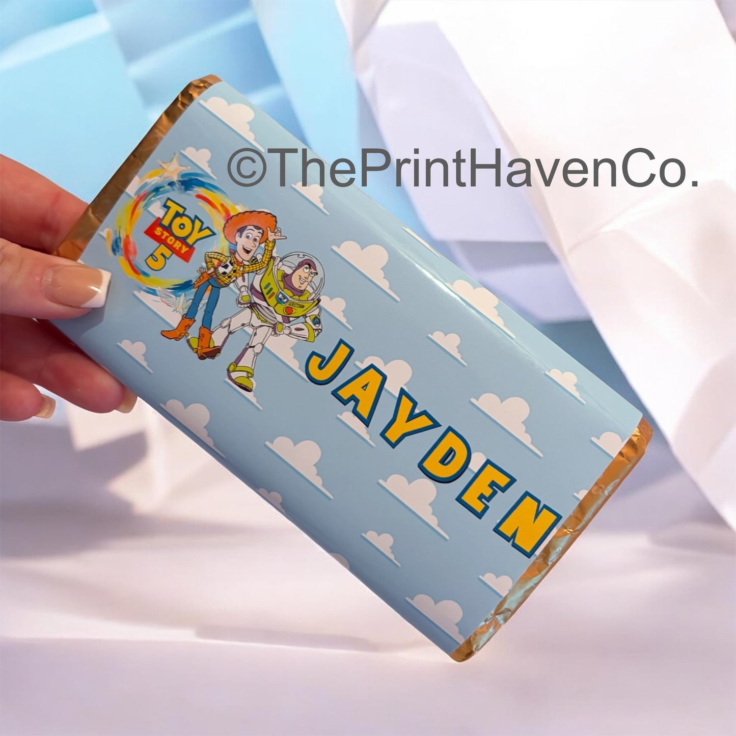 TS themed Chocolate Bar - Personalised with a name