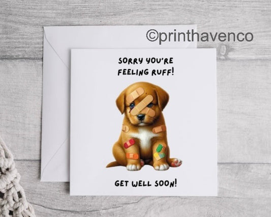 Get well soon Card