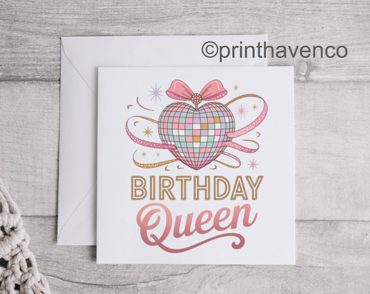 Birthday Queen Card