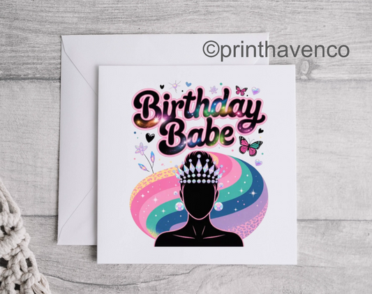 Birthday Babe Card