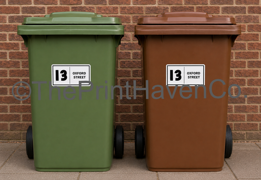 Wheelie Bin Stickers (Set of 2)