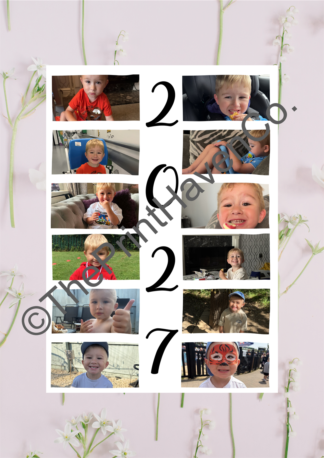 2027 Personalised Photo Calendar