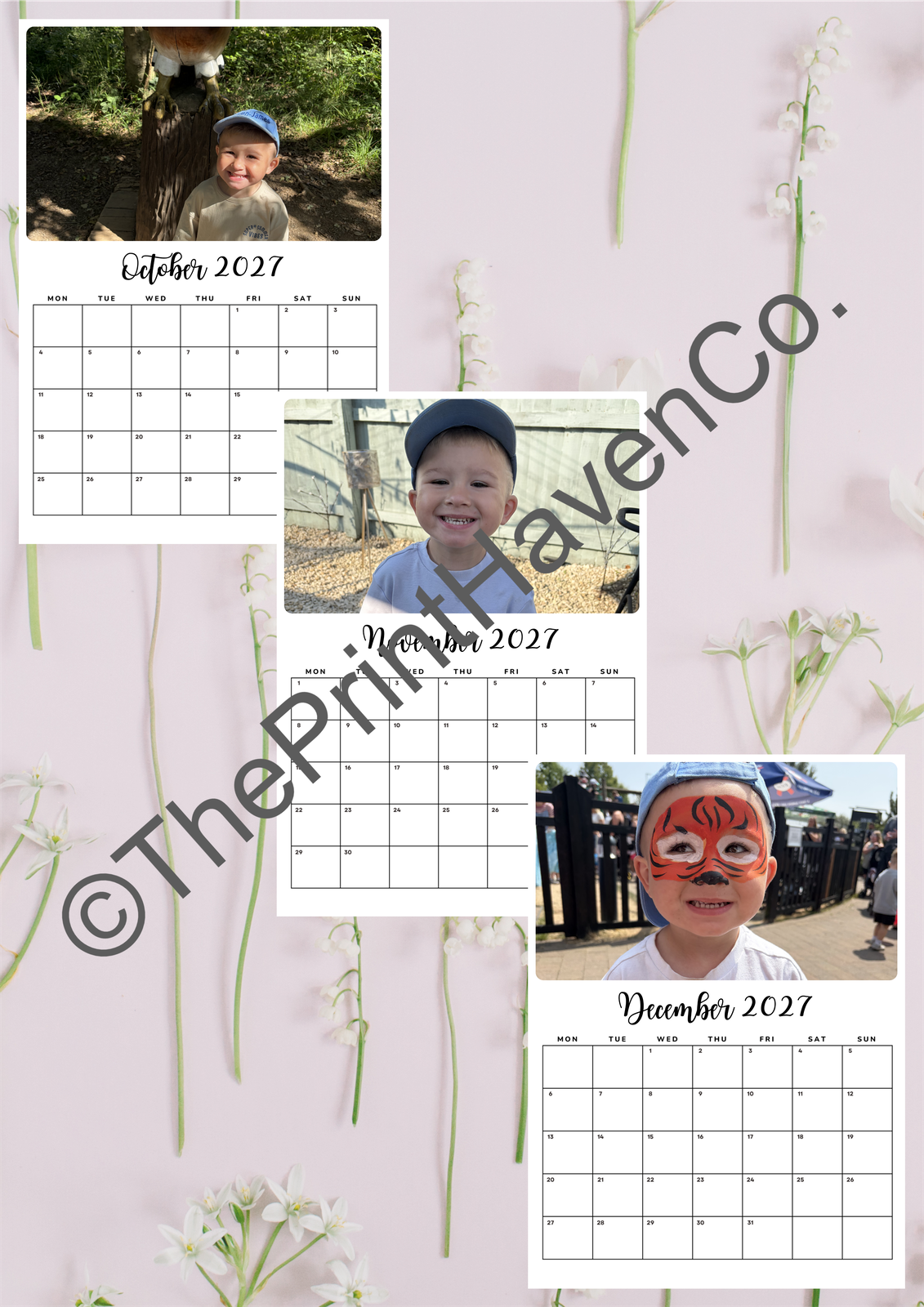 2027 Personalised Photo Calendar