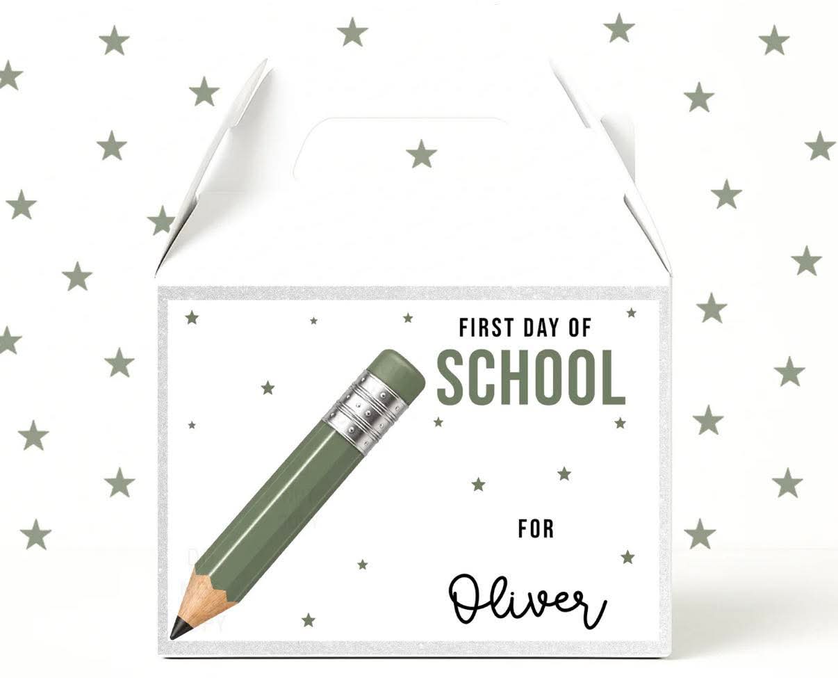 First Day of School Treat Box