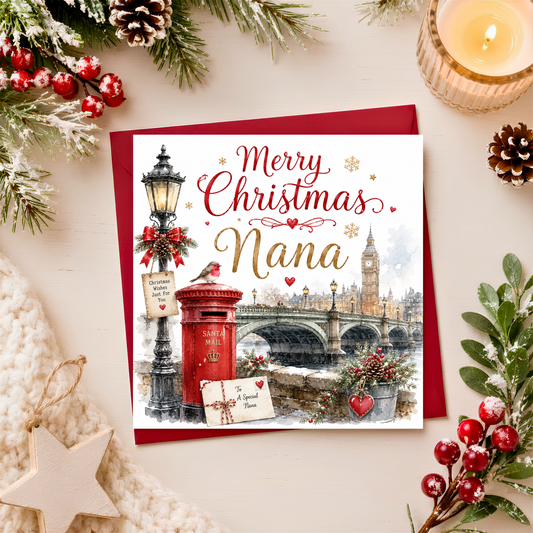 Merry Christmas Nana Card