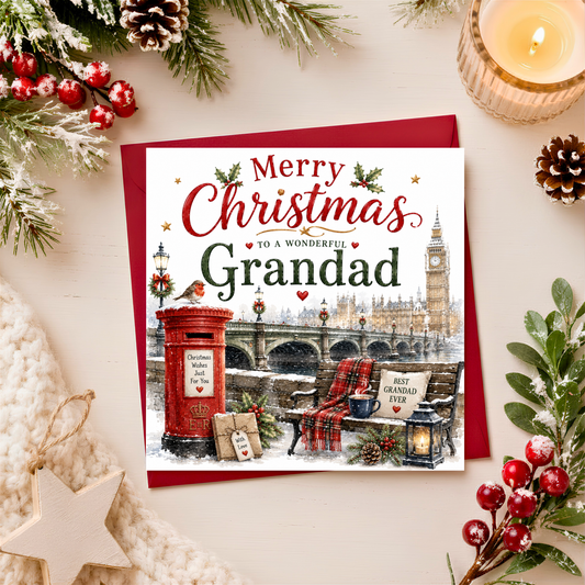 Merry Christmas Grandad Card