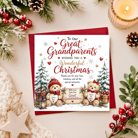 To our Great Grandparents Card