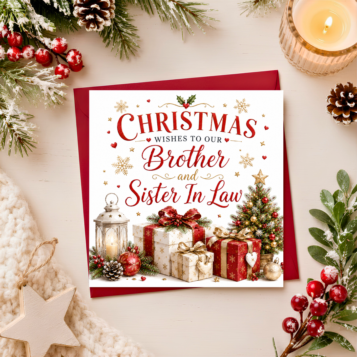 Brother & Sister-in-Law Christmas Card