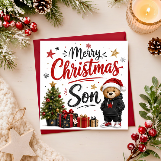 Merry Christmas Son Card