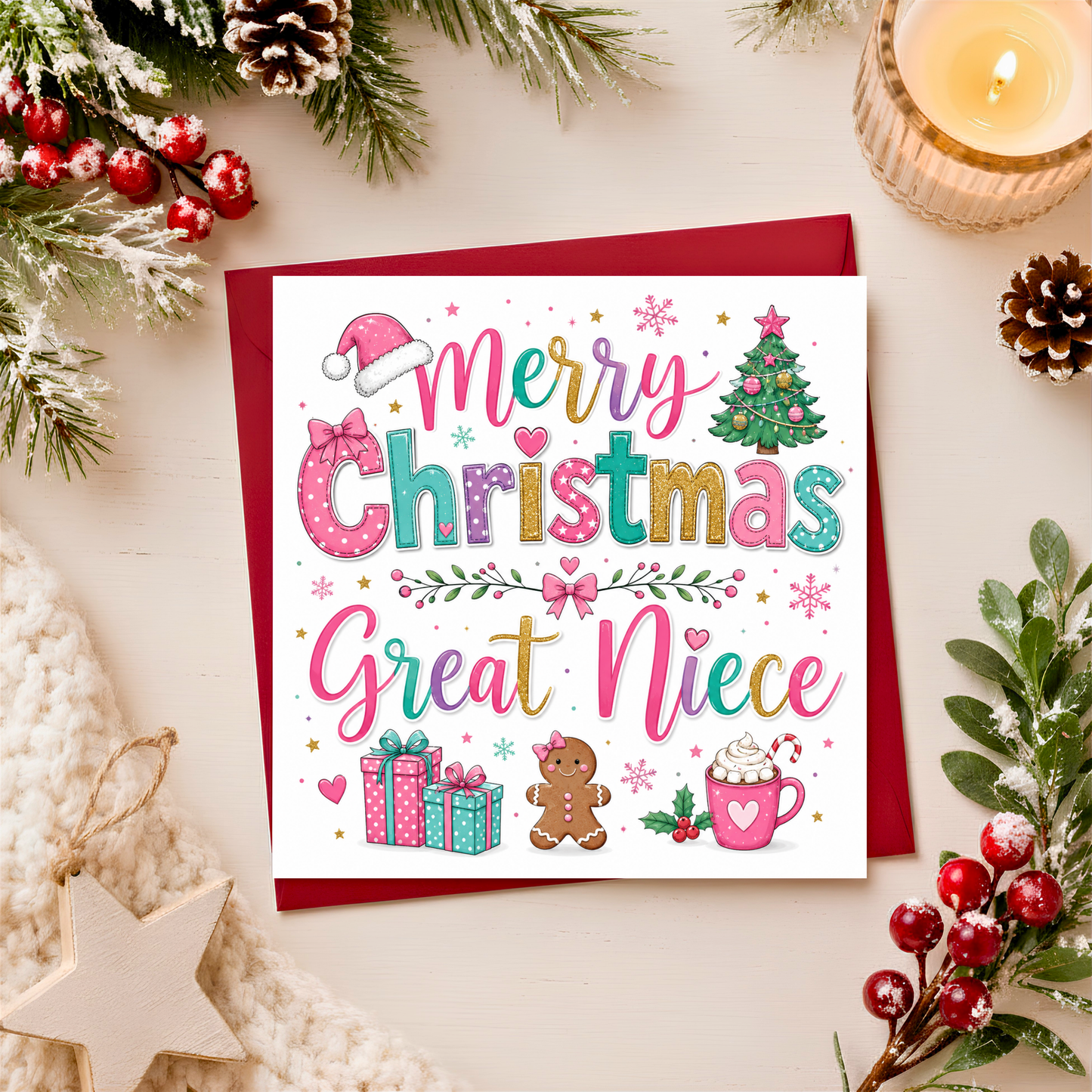 Merry Christmas Great Niece Card