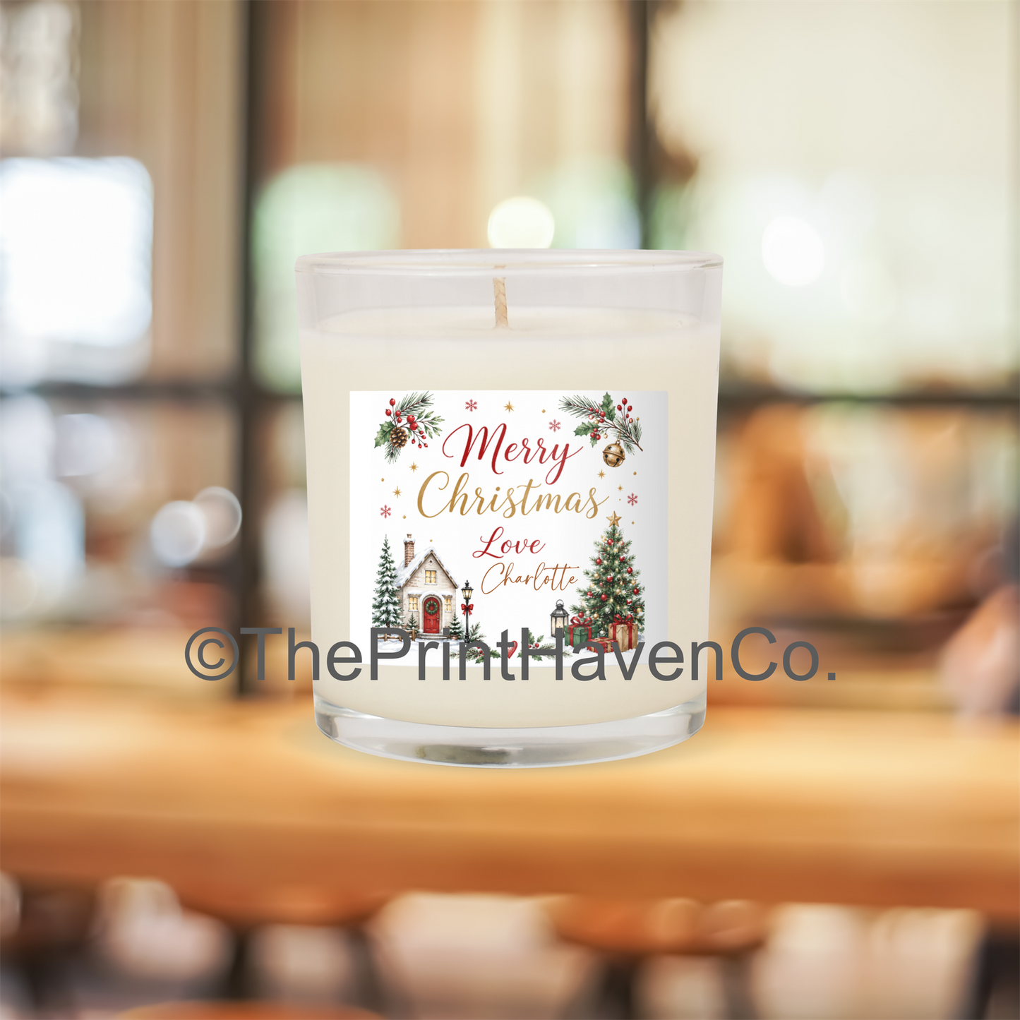 Merry Christmas Love *name* Candle